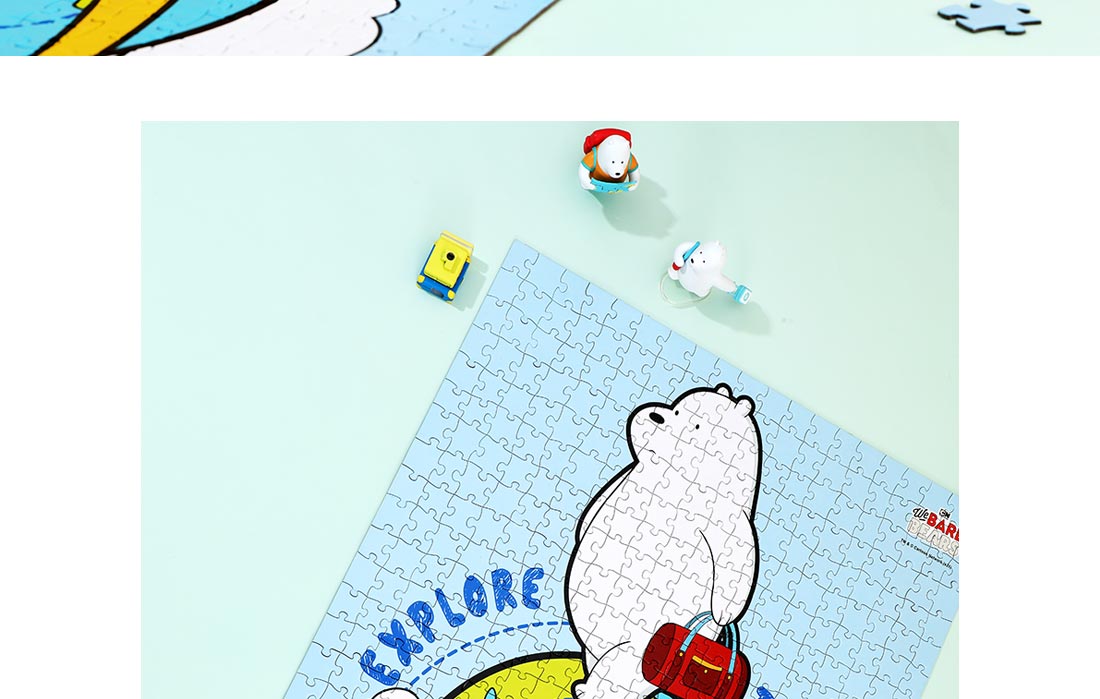 MINISO WE BARE BEARS 500 PIECES PUZZLE ( ICE BEAR ) 2010033812103 DIY PUZZLE-10