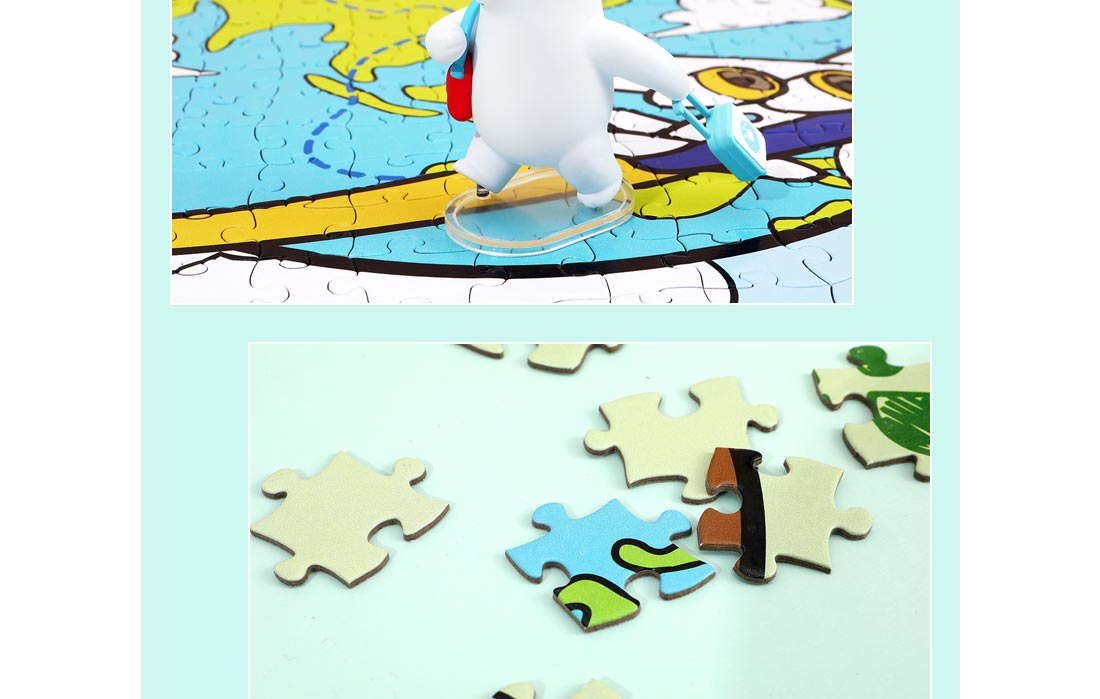 MINISO WE BARE BEARS 500 PIECES PUZZLE ( ICE BEAR ) 2010033812103 DIY PUZZLE-13