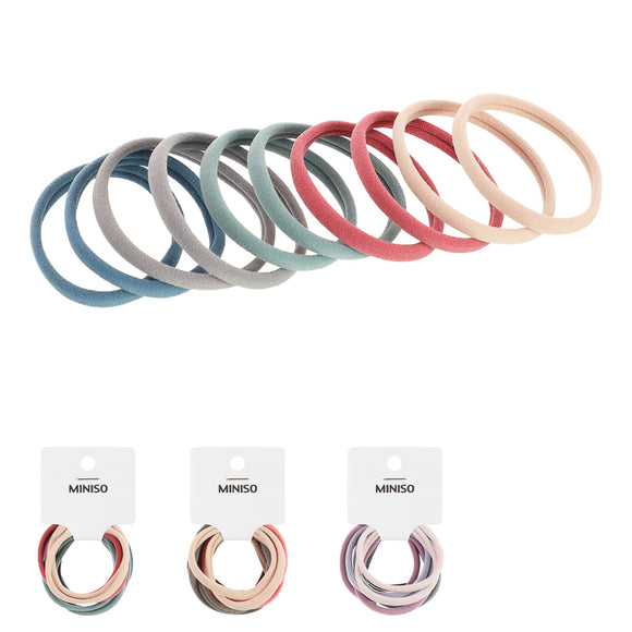 MINISO KOREAN STYLE 0.55CM RUBBER BAND 10PCS 2010116110102 RUBBER BAND
