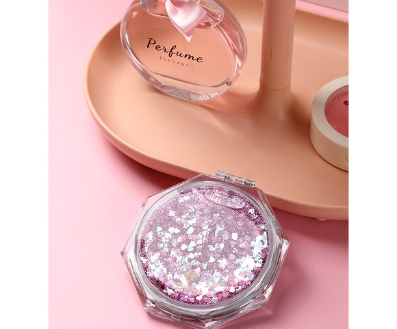 MINISO ILLUSION COLLECTION GLITTERING PORTABLE MIRROR 2010217010103 PORTABLE MIRROR