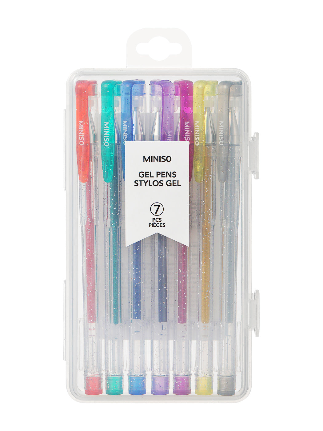 MINISO COLORED GEL PENS 7 PCS(GLITTER) 2010303311107 PEN