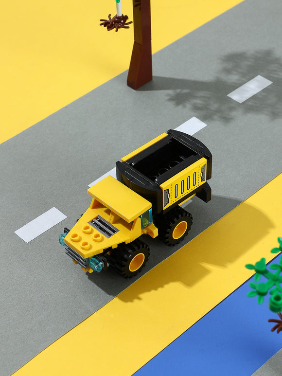 MINISO CONSTRUCTION VEHICLES BUILDING BLOCKS(DUMP TRUCK, 48 PCS) 2010374613100 BUILDING BLOCKS
