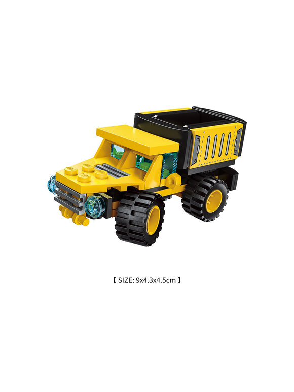 MINISO CONSTRUCTION VEHICLES BUILDING BLOCKS(DUMP TRUCK, 48 PCS) 2010374613100 BUILDING BLOCKS