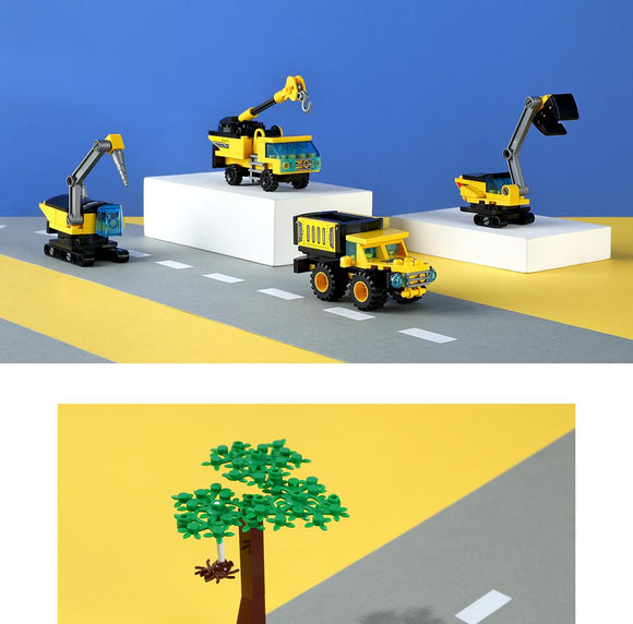 MINISO CONSTRUCTION VEHICLES BUILDING BLOCKS(DUMP TRUCK, 48 PCS) 2010374613100 BUILDING BLOCKS