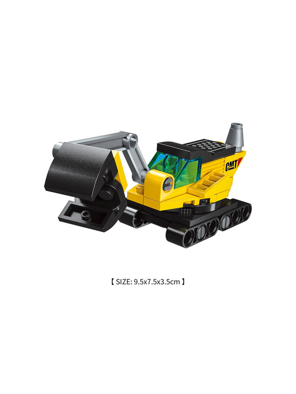 MINISO CONSTRUCTION VEHICLES BUILDING BLOCKS(EXCAVATOR, 36 PCS) 2010374615104 BUILDING BLOCKS