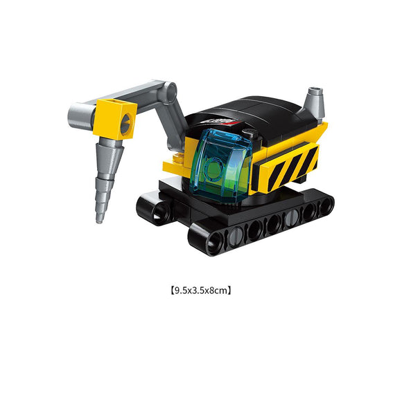 MINISO CONSTRUCTION VEHICLES BUILDING BLOCKS(DRILLING VEHICLE, 41 PCS) 2010374617108 BUILDING BLOCKS