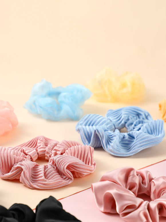 MINISO PURE COLORED LARGE HAIR TIE 3PCS(PINK) 2010510812107 HAIR TIE