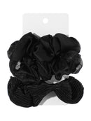 MINISO PURE COLORED LARGE HAIR TIE 3PCS(BLACK) 2010510813104 HAIR TIE-2