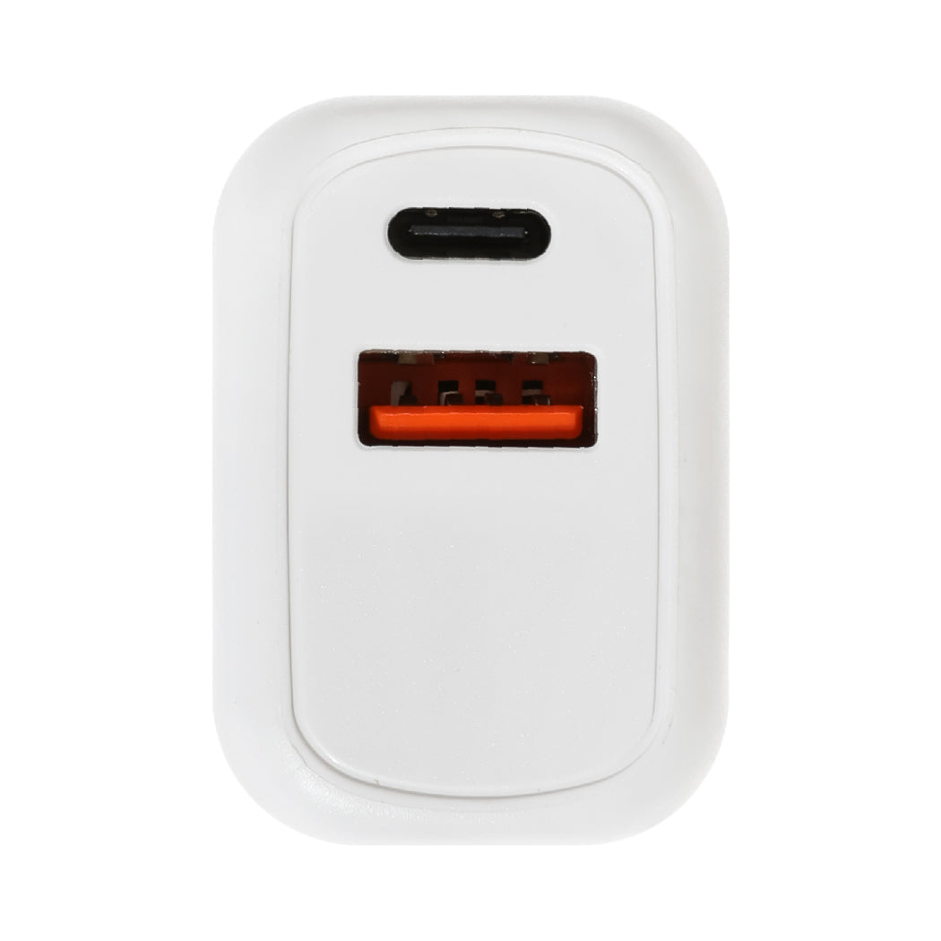 MINISO 20W PD+QC FAST CHARGE CHARGER WITH USB+TYPE-C PORTS MODEL: RWD020C-USR 2010515610104 CHARGER
