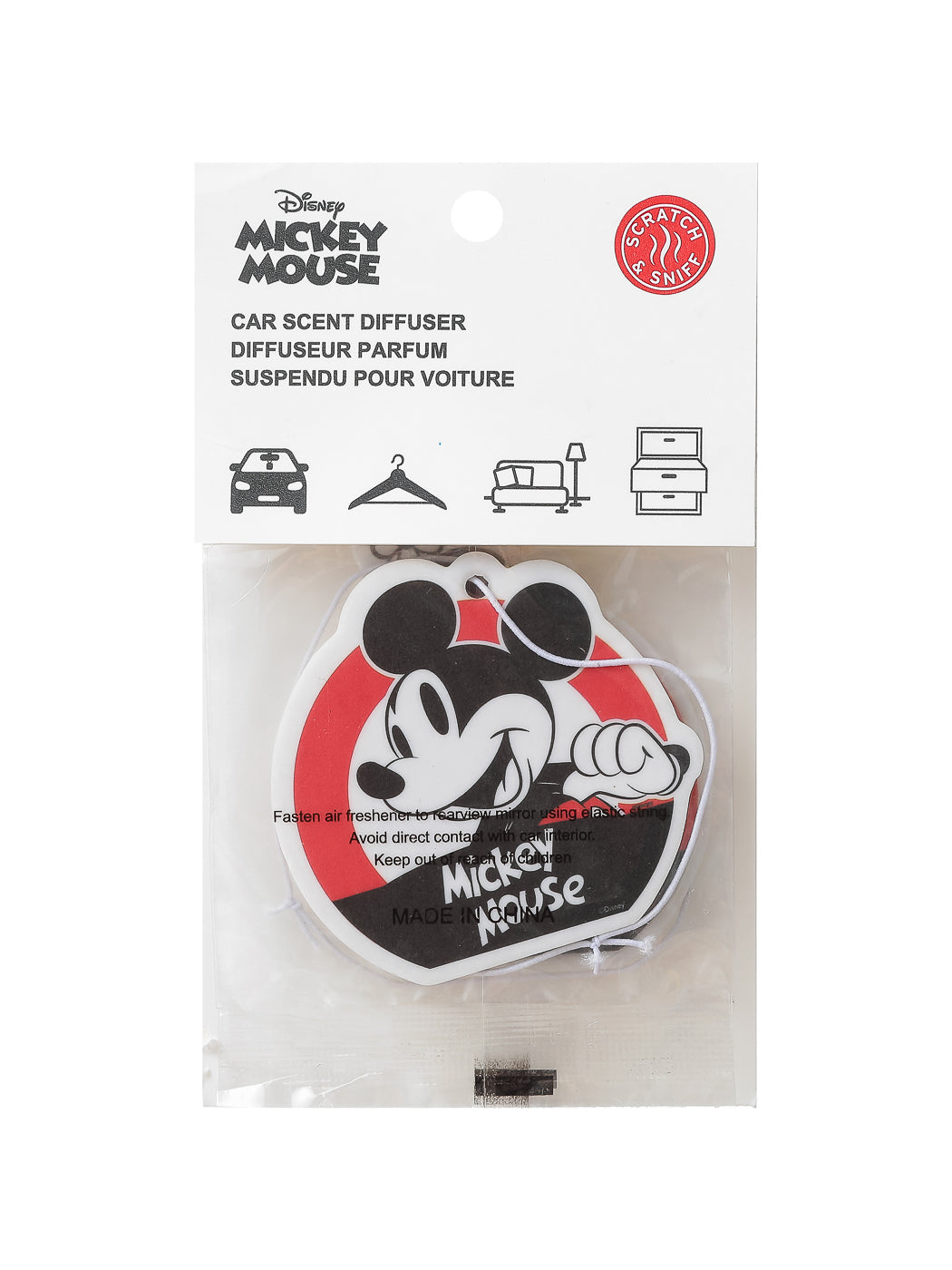 MINISO MICKEY MOUSE COLLECTION 2.0 HANGING CAR SCENT DIFFUSER-2PCS(SANDALWOOD) 2010516911101 SCENT DIFFUSER