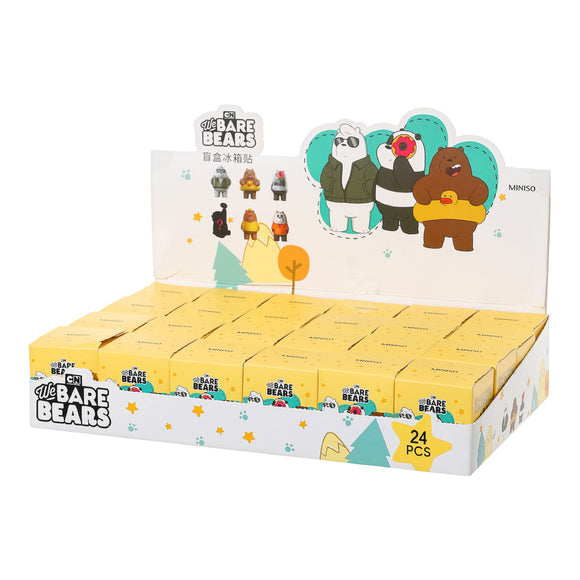 MINISO WE BARE BEARS COLLECTION SUMMER SERIES 3D FRIDGE MAGNETS BLIND BOX 2010580710105 FRIDGE MAGNET