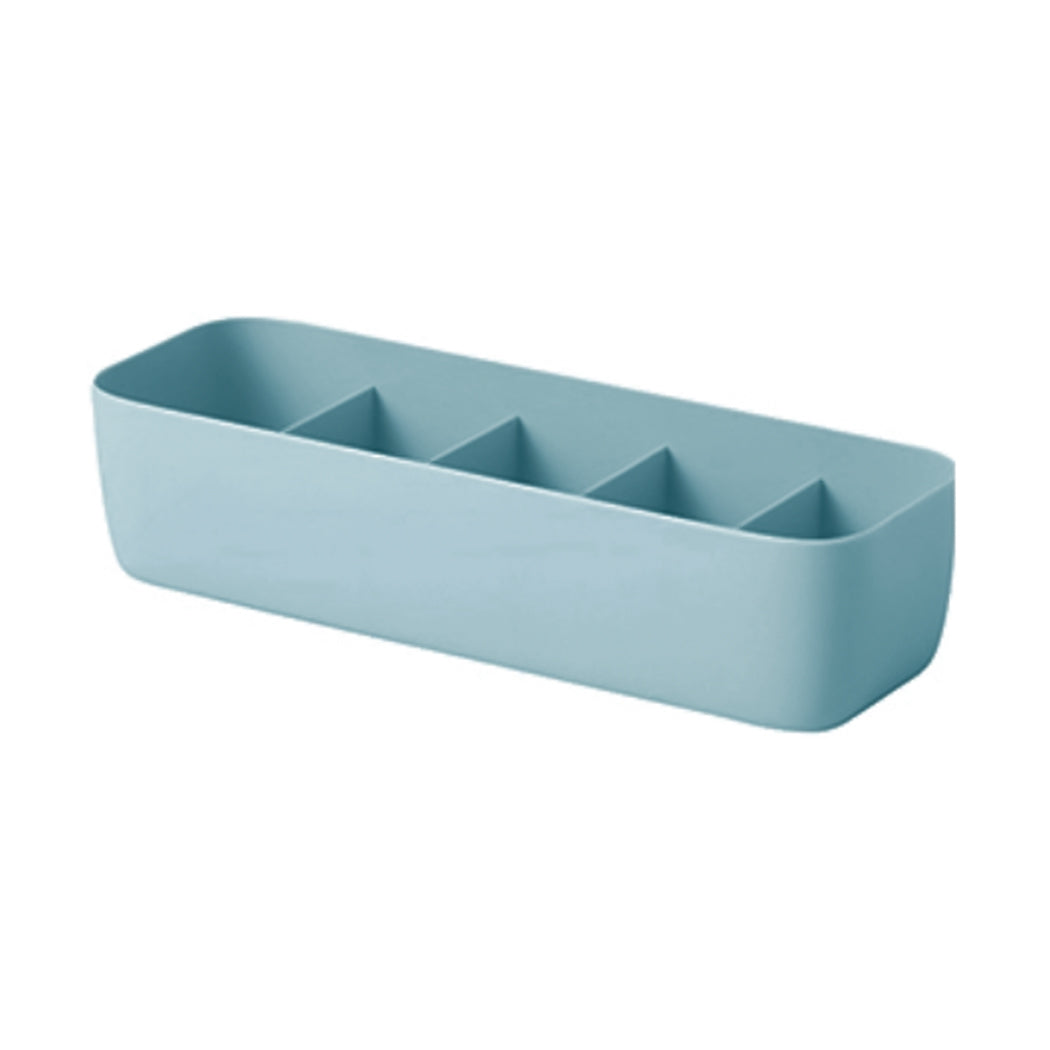 MINISO CLOTHES STORAGE BOX WITH 5 GRIDS(BLUE) 2010623011107 CLOTHES ORGANIZER