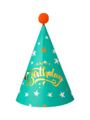 MINISO BIRTHDAY PARTY HAT(GREEN, STARS) 2010879910100 PARTY DECORATIONS-2