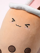 MINISO BEVERAGES SERIES PILLOW LITTLE BEAR MILK TEA WITH STRAW ( COFFEE ) 2011368510108 CARTOON PILLOW-5