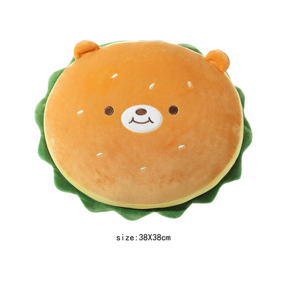 MINISO FOOD SERIES PILLOW ( HAMBURGER ) 2011424910101 CARTOON PILLOW