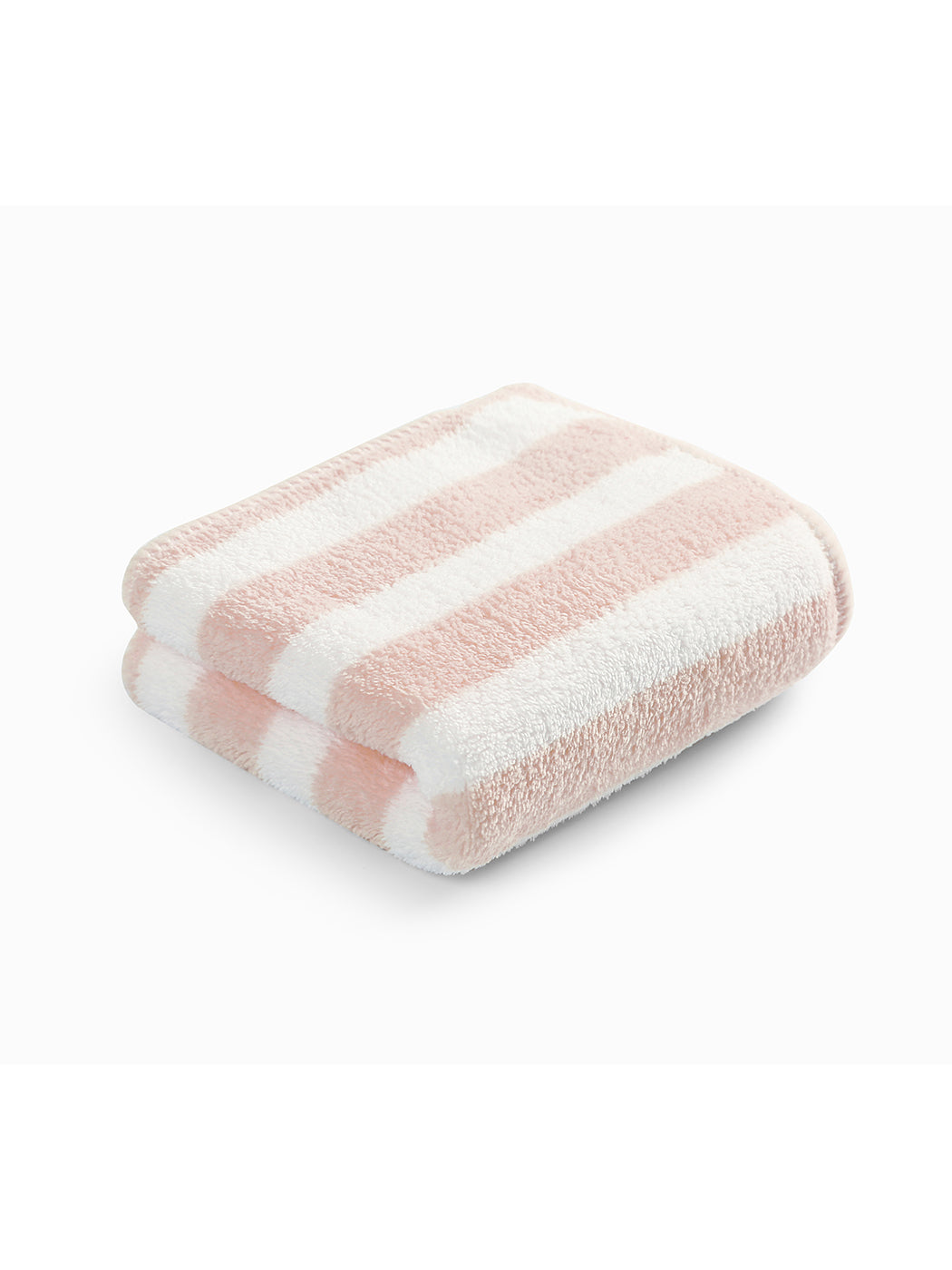 MINISO STRIPED CORAL FLEECE FACE TOWEL FOR KIDS (PINK) 2011443910106 TOWEL