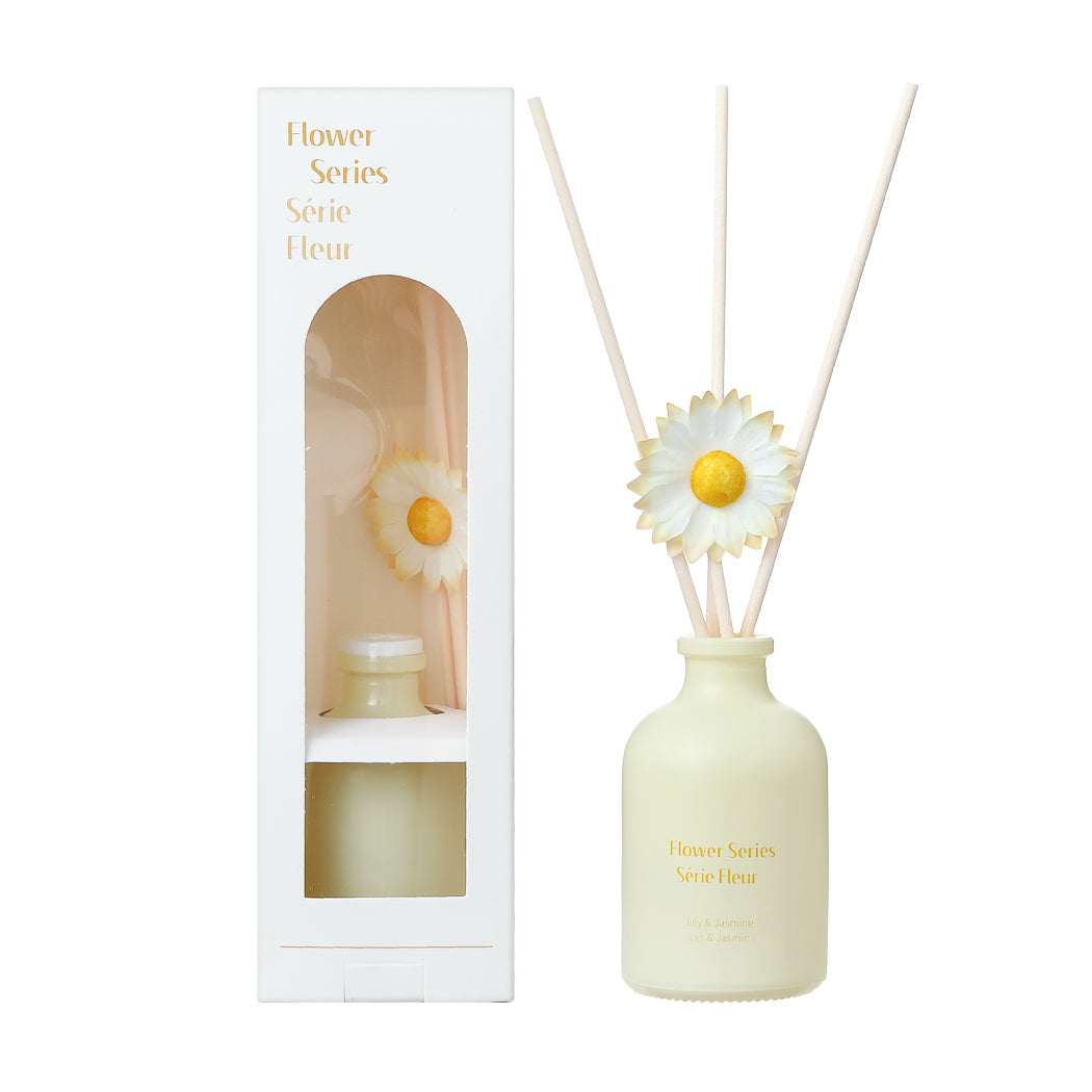 MINISO FLOWER SERIES-REED DIFFUSER ( LILY & JASMINE ) 2011534913108 SCENT DIFFUSER-2