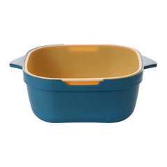 MINISO 2-IN-1 KITCHEN STRAINER, 1300ML ( BLUE & YELLOW ) 2011824811107 KITCHEN SUPPLIES