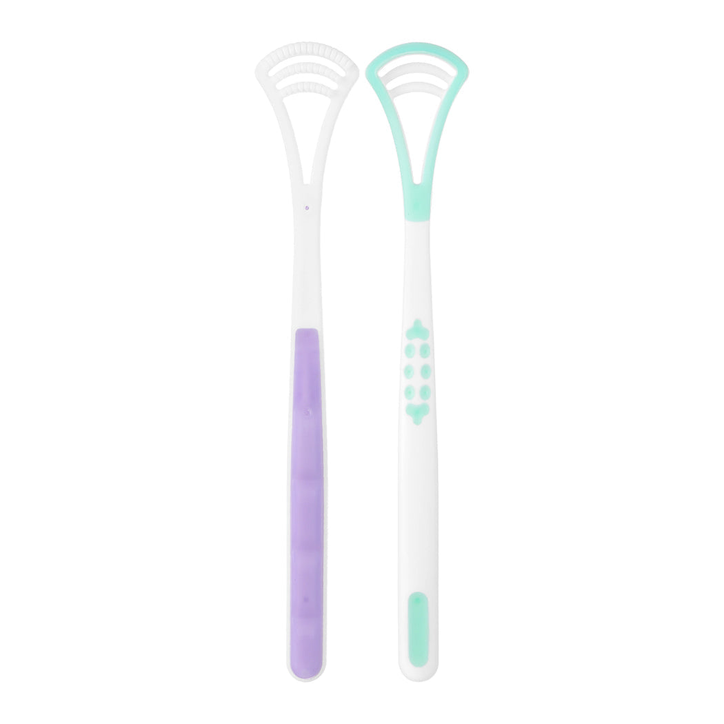 MINISO DUAL SIDED TONGUE SCRAPER 2011856210107 TOOTHBRUSH