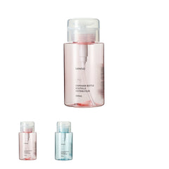 MINISO LARGE CAPACITY PUSH DOWN PUMP DISPENSER BOTTLE, 200 ML (PINK/BLUE) 2011856610105 BATHROOM SUPPLIES