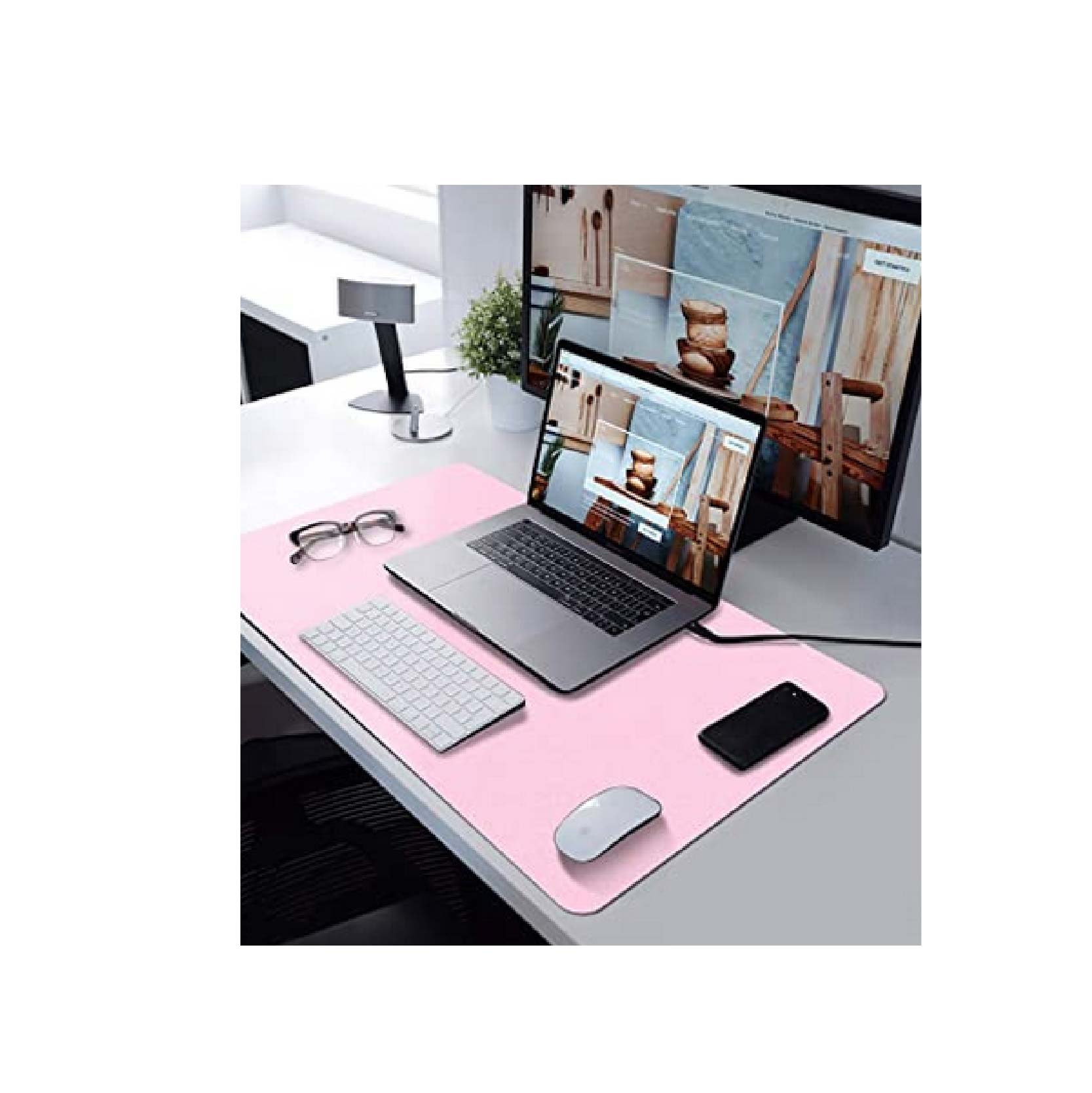 MINISO 31 IN. * 12 IN. LARGE SOLID COLOR MOUSE PAD(PINK) 2012092311108 MOUSE PAD
