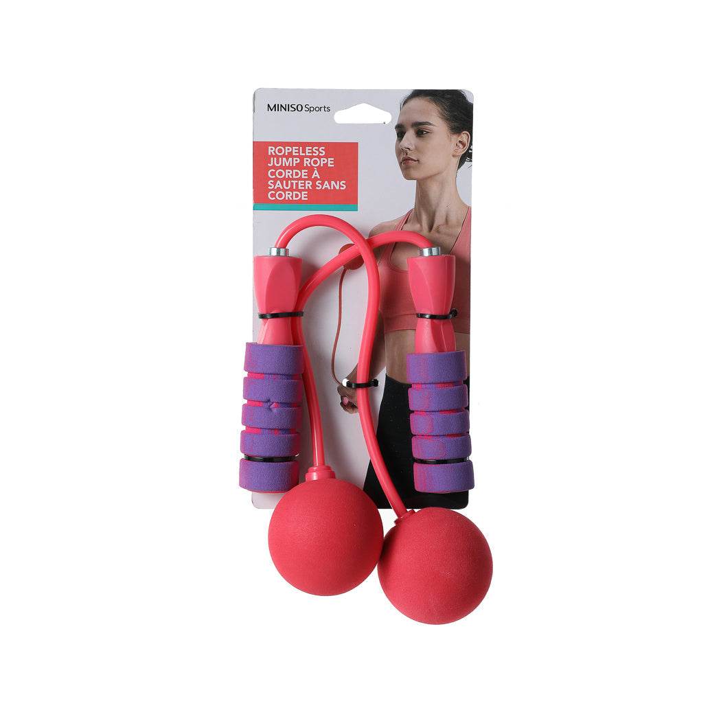 MINISO MINISO SPORTS - WEIGHTED ROPELESS JUMP ROPE(CORAL RED) 2012112911103 EXERCISE EQUIPMENT