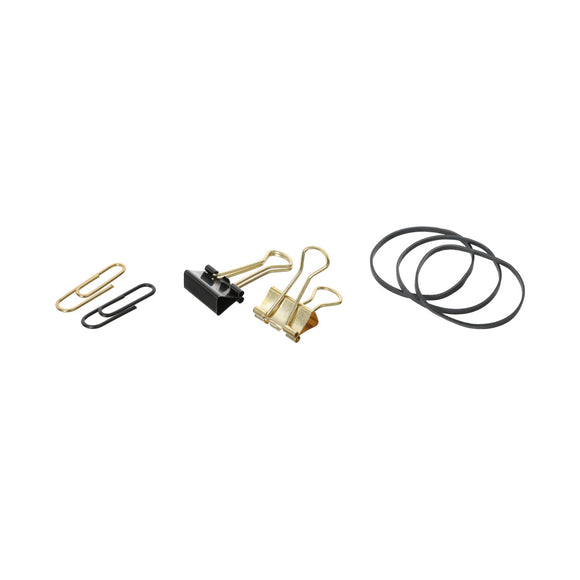 MINISO STATIONERY SET(MODEL B, PAPER CLIPS, BINDER CLIPS, RUBBER BANDS) 2012122410108 STATIONERY