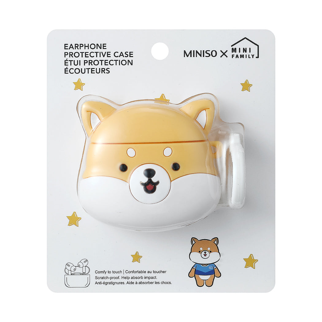 MINISO MINI FAMILY AIRPODS EARPHONE PROTECTIVE CASE(SHIBA) 2012124711104 OTHER DIGITAL ACCESSORIES