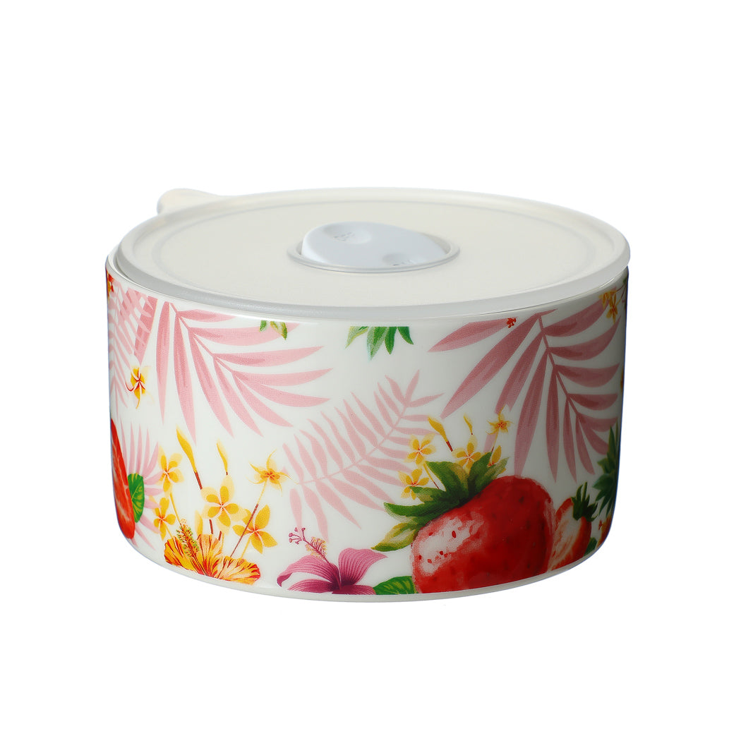 MINISO PASSION ISLAND FOOD STORAGE CONTAINER 550ML(RED) 2012259110100 FOOD CONTAINER-3