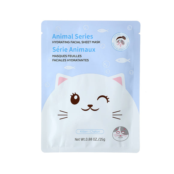 MINISO ANIMAL SERIES HYDRATING FACIAL SHEET MASK(KITTEN) 2012293712100