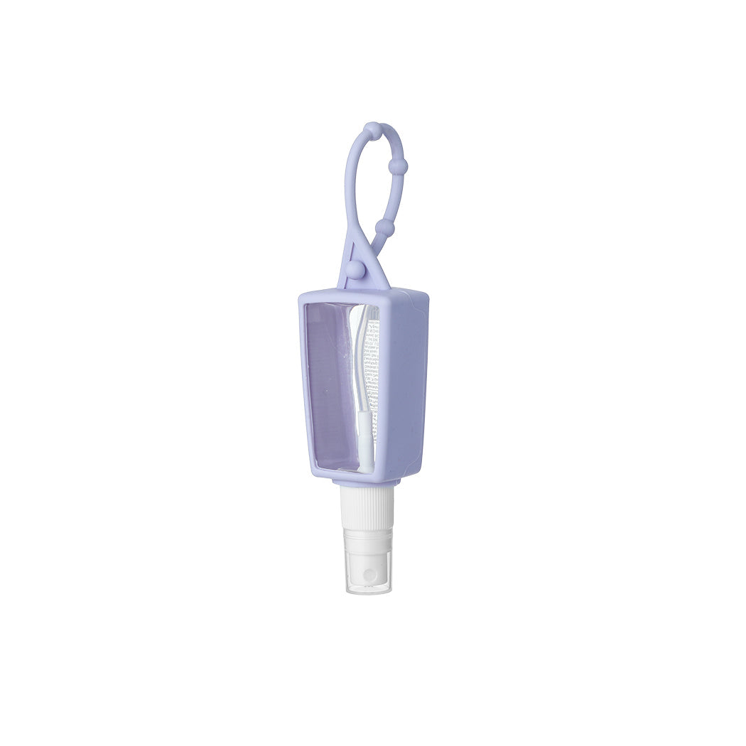 MINISO PORTABLE SILICONE SPRAY BOTTLE WITH HANG BUCKLE (ASSORTED 2 COLORS) 2012308510103 TRAVEL BOTTLES