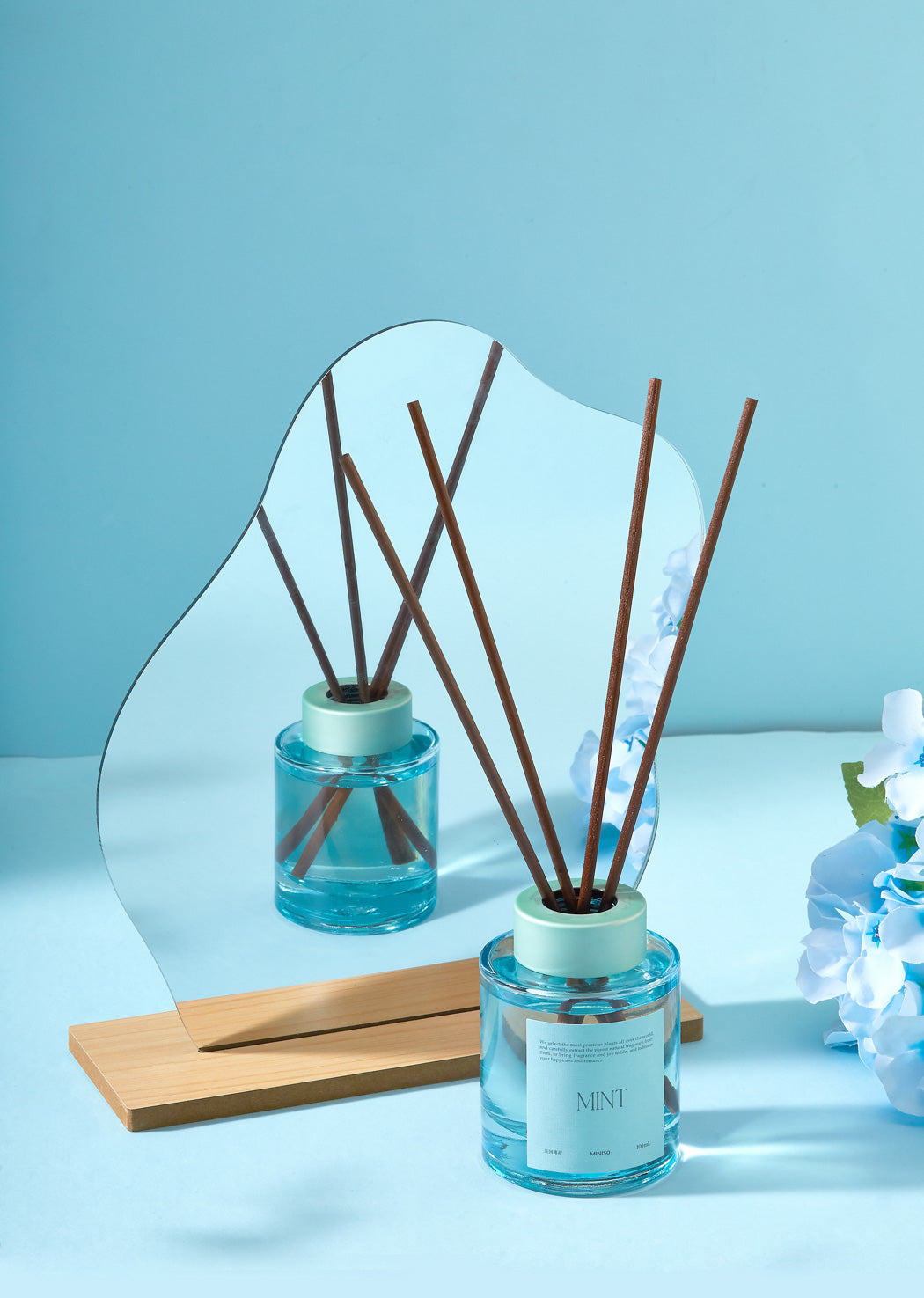 MINISO THE LANGUAGE OF FLOWERS SERIES REED DIFFUSER(BRITISH MINT, 100ML) 2012403510107 SCENT DIFFUSER