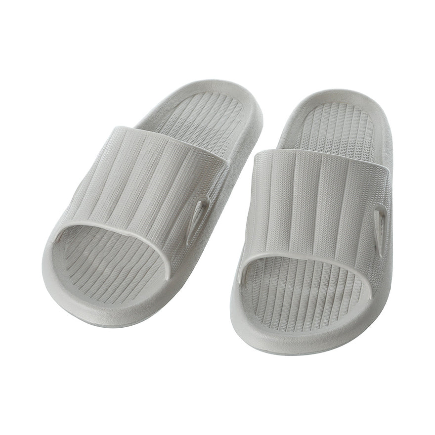 MINISO CONVENIENT LIGHTWEIGHT BATH SLIPPERS (4142,KHAKI) 201243211612