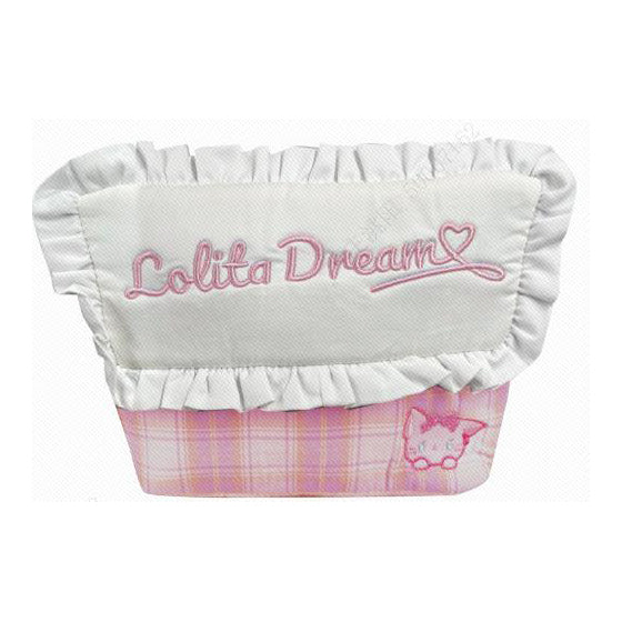 MINISO LOLITA TEA PARTY COLLECTION COSMETIC BAG (	PINK) 2012432911104 COSMETIC BAG
