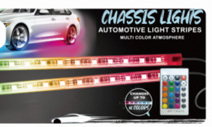 MINISO 20IN/0.5M CAR UNDERGLOW LIGHT STRIP WITH 15 LED BEADS (1 PC)  MODEL: SC-211106 2012449410102 HANGING STRIP
