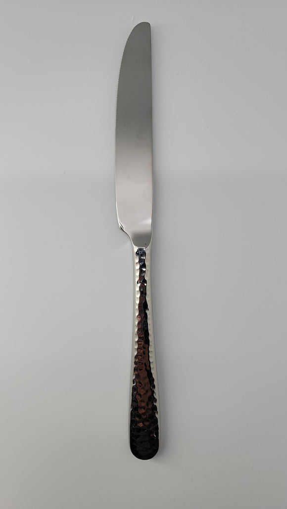 MINISO HAMMERED STYLE STAINLESS STEEL TABLE KNIFE 2012504110107 KNIFE/ FORK/ SPOON/CHOPSTICKS