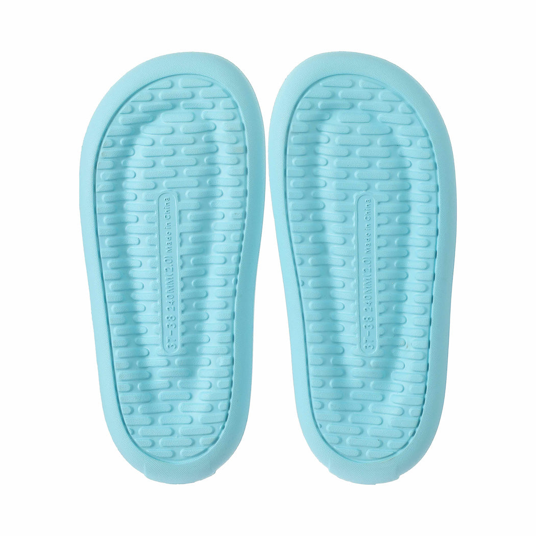 MINISO CANDY COLOR BATH SLIPPERS (39-40,LIGHT BLUE) 2012604515147 BATHROOM SLIPPERS