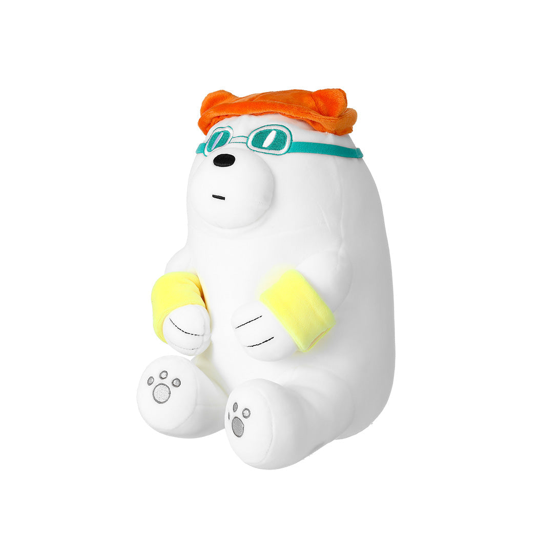 MINISO WE BARE BEARS COLLECTION 5.0 SUMMER VACATION SERIES (ICE BEAR) 2012822010103 IP PLUSH