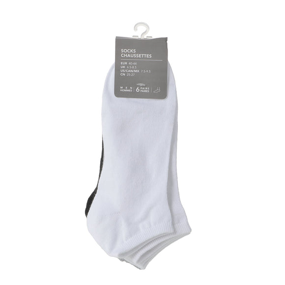 MINISO MEN'S CLASSIC LOW-CUT SOCKS ( 6 PAIRS ) 2013101210108 MEN'S LOW-CUT SOCKS