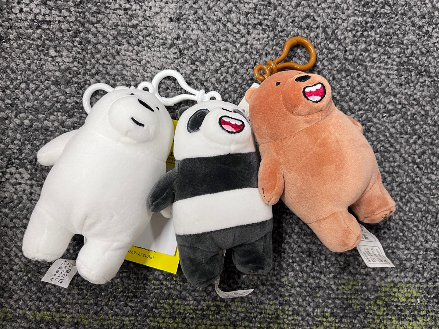 MINISO WE BARE BEARS 5IN. PENDANT (3 ASSORTED MODELS) 2013401110108 PLUSH PENDANT