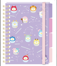 MINISO 12 ZODIAC SIGNS - A5 HARDCOVER COLORFUL PAGES WIRE-BOUND BOOK WITH BAND (80 SHEETS) 2013403510104 HARDCOVER MEMO BOOK