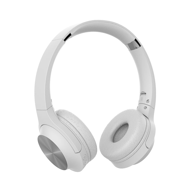 MINISO CD PATTERNED WIRELESS HEADPHONES MODEL: TM-053(WHITE) 2010465212106 WIRELESS HEADPHONES