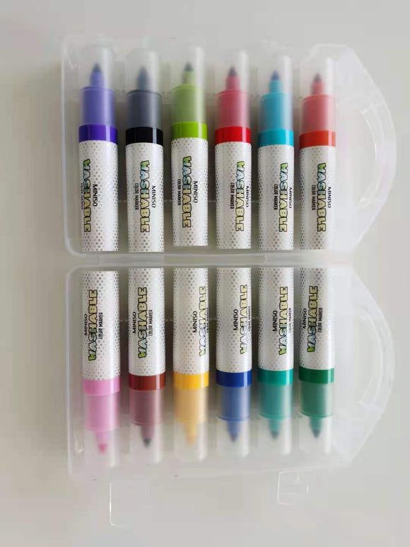 MINISO 12-COLOR MARKER SET 2010643110101 COLORED PENCIL