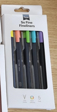 MINISO 5 COLORED FINELINERS SET-0.4MM 2010929310102 PEN