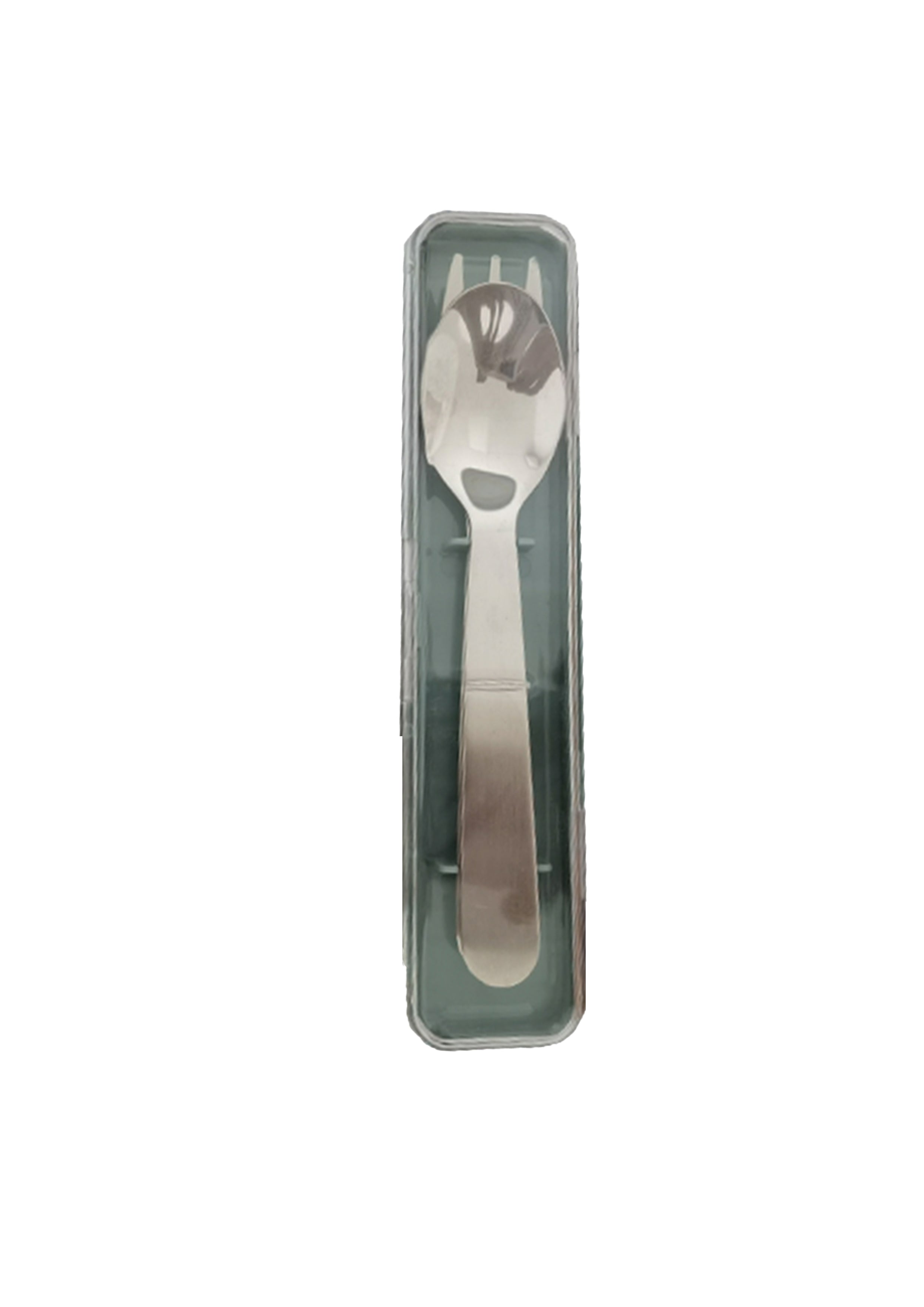 MINISO SPOON AND FORK KIT (2 PIECE KIT)(GREEN) 2011473710103 CUTLERY SET