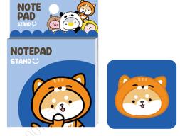 MINISO MINI FAMILY ANIMAL COSPLAY DAY SERIES CARDBOARD COVER NOTE PADS WITH RING (SHIBA INU, 60 SHEETS, 2 P 2013124210109 STATIONERY