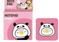 MINISO MINI FAMILY ANIMAL COSPLAY DAY SERIES CARDBOARD COVER NOTE PADS WITH RING (PEN PEN, 60 SHEETS, 2 PAC 2013124410103 STATIONERY