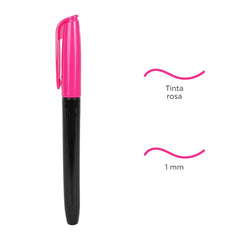 MINISO 1.0MM THICK BARREL MARKER (ROSE RED) 2010303411104 MARKER