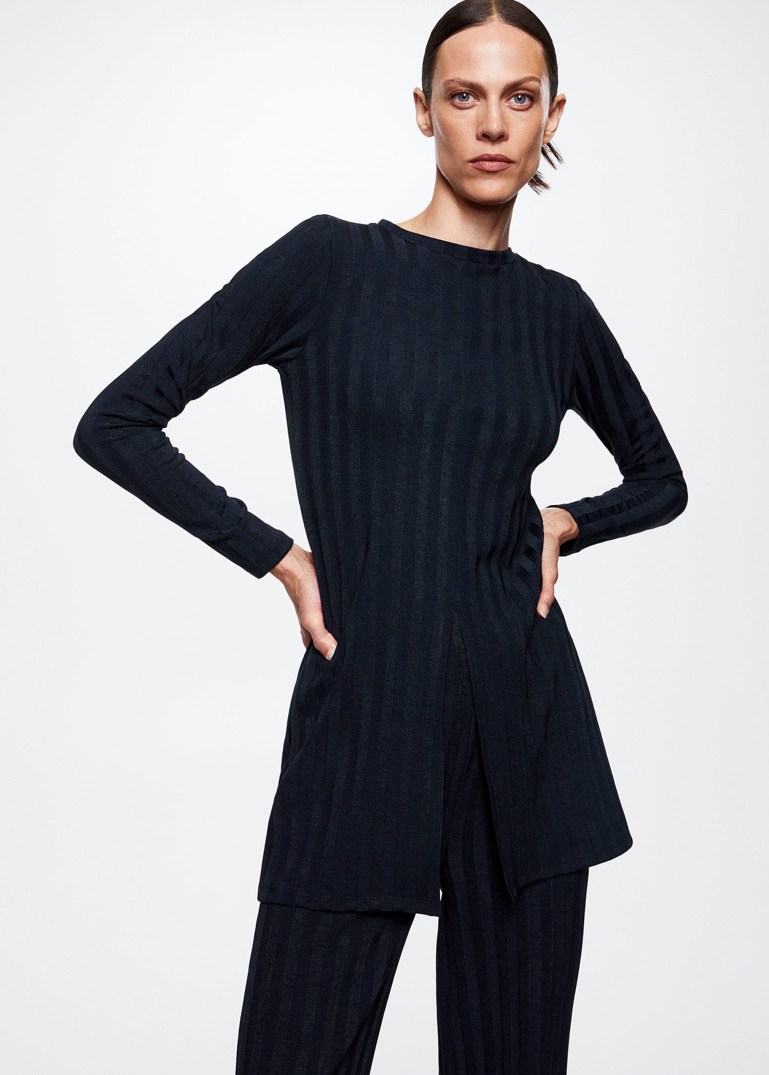MANGO OTILE 37005971-69 MANGO WOMEN T-SHIRT LONG SLEEVE