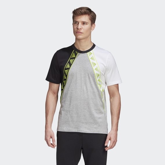 ADIDAS MHS GFX Q3 FU0028 T-SHIRT SHORT SLEEVE TRAINING (M)